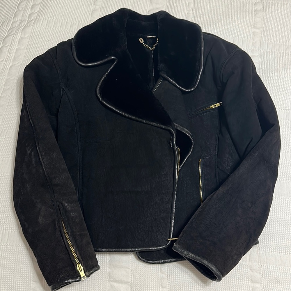 Synergy Shearling Lined Leather Jacket